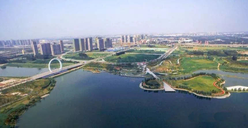 濱河國際新城實(shí)景圖